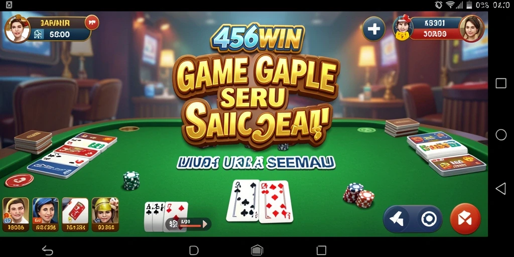 Tampilan gameplay seru di 456WIN dengan teman-teman.
