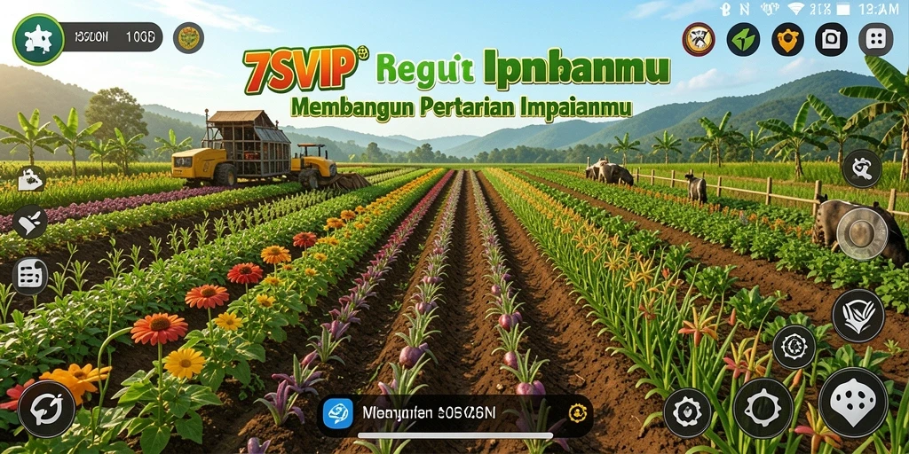 Tangkapan layar 7SVIP menampilkan pengalaman bertani yang memukau.