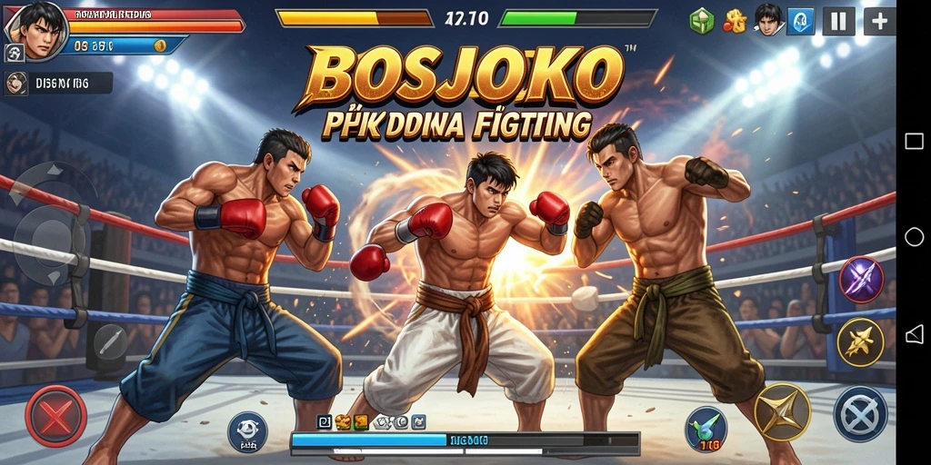 Gameplay seru dan mendebarkan di BOSJOKO.