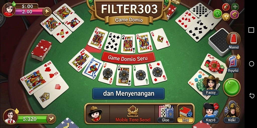Tampilan gameplay FILTER303 yang seru dan interaktif.