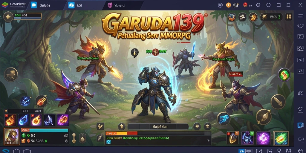 Gameplay menakjubkan di dunia MMORPG GARUDA138.
