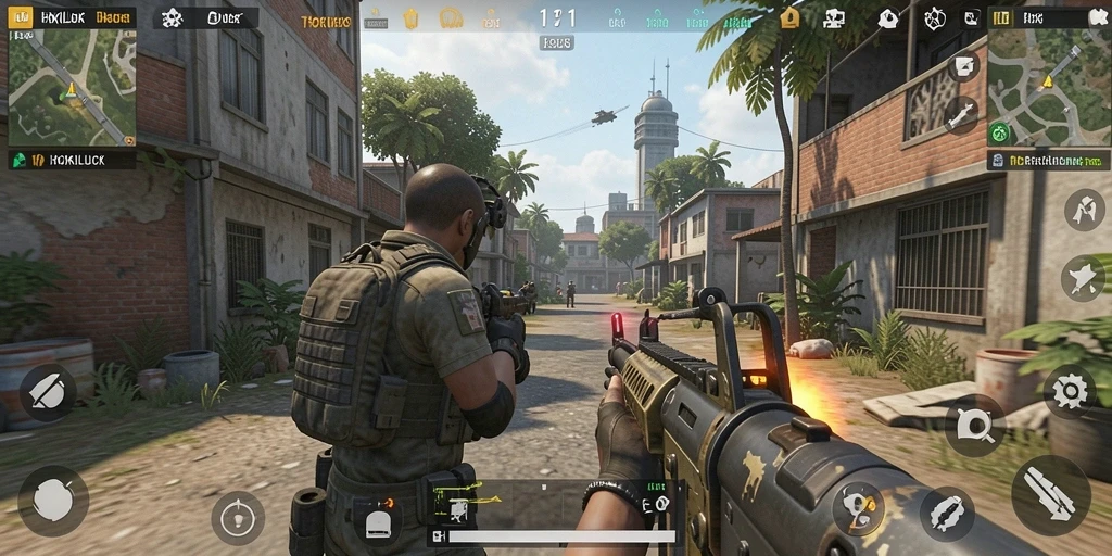 Gameplay HOKILUCK yang penuh aksi dan strategi.