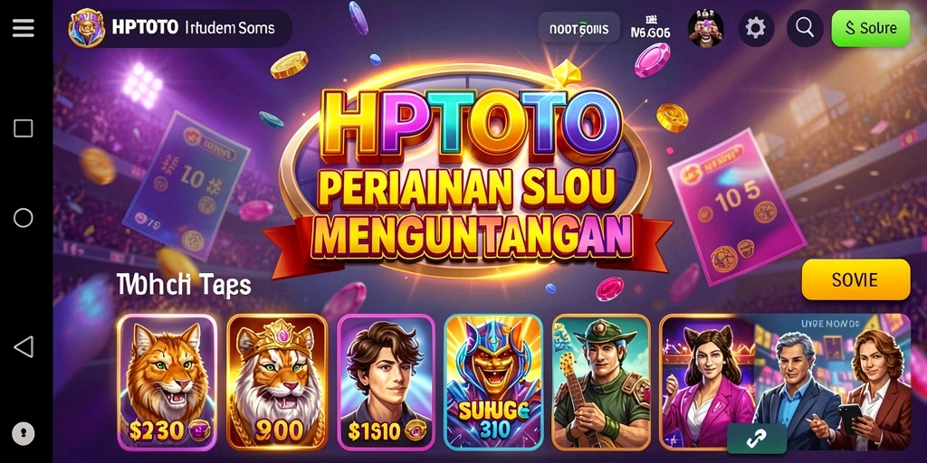 Screenshot menampilkan gameplay seru HPTOTO dengan efek visual menakjubkan.