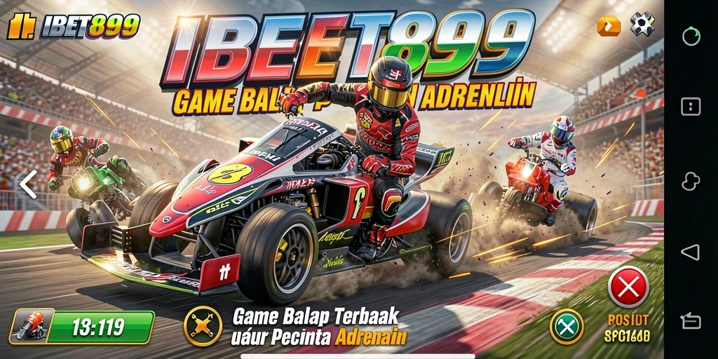 Gameplay seru dan menantang dalam IBET899, balapan yang memukau.