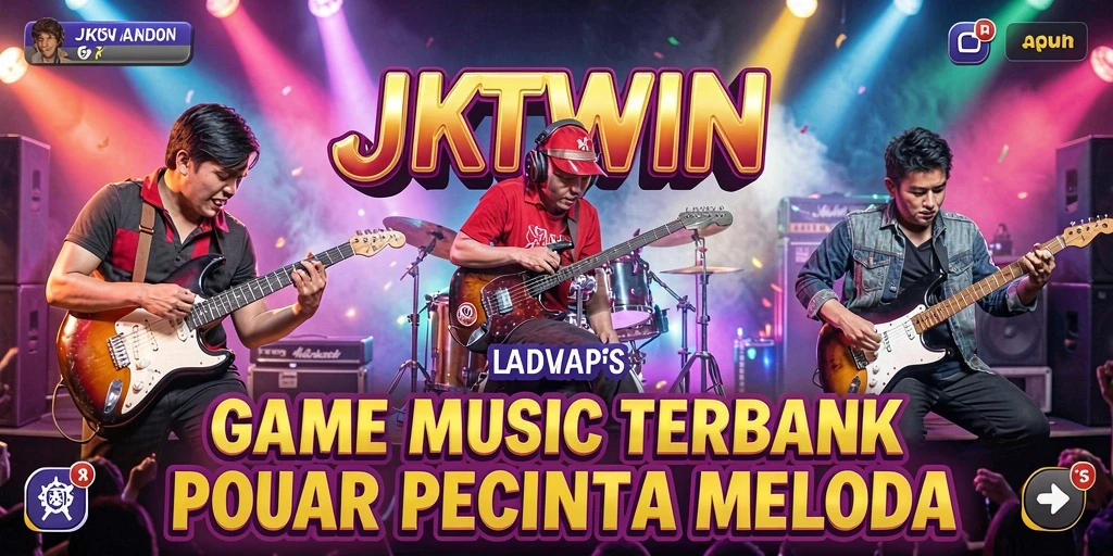 Tampilan gameplay <strong>JKTWIN</strong> dengan berbagai lagu dan tantangan menarik.
