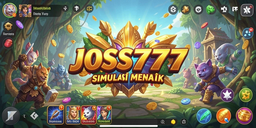 Screenshot utama dari gameplay <strong>JOSS777</strong> yang menunjukkan pengalaman simulasi yang mendalam.