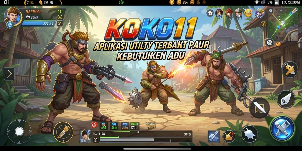 Tampilan menarik dari KOKO11 dengan fitur-fitur Utility yang bermanfaat.