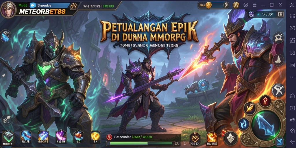 Tampilan gameplay METEORBET88 yang seru dan penuh aksi.