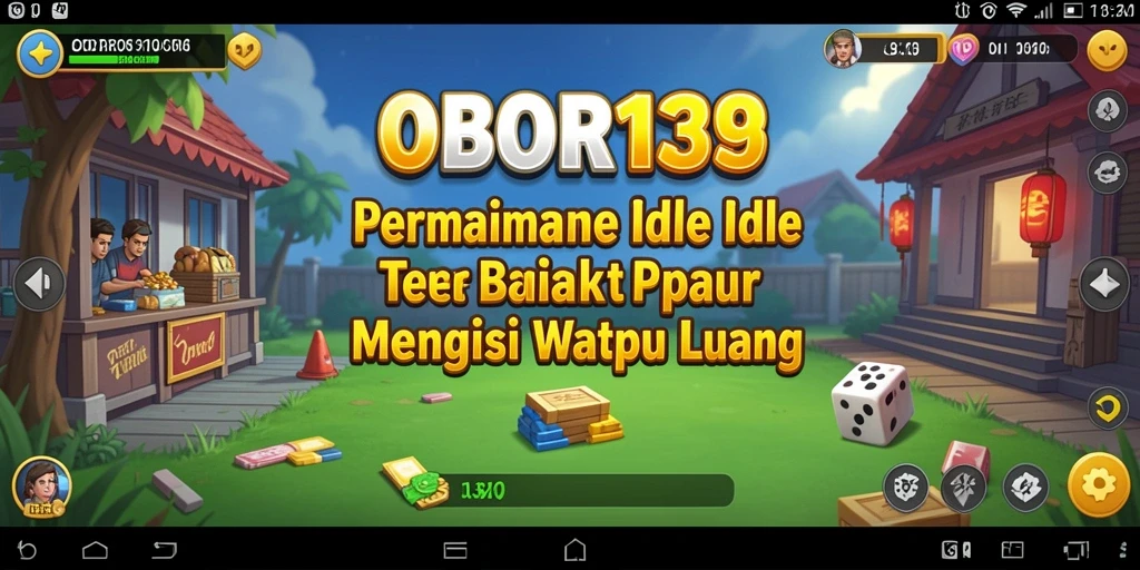 Screenshot OBOR138 menampilkan gameplay Idle yang menarik dan penuh warna.