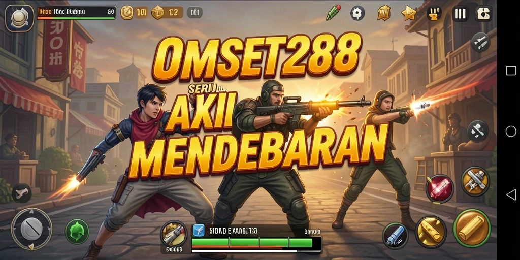 Tampilan action seru dari gameplay OMSET288 yang menegangkan.