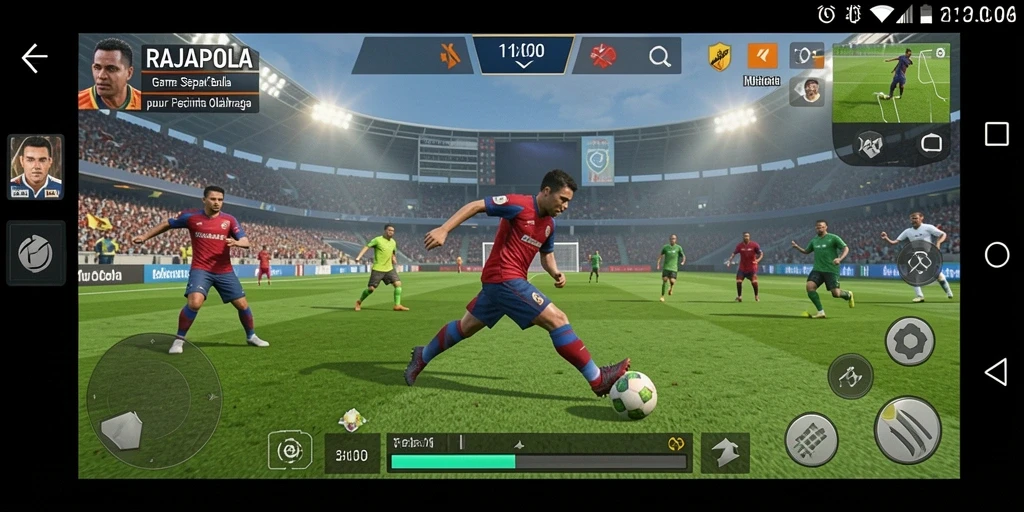 Tampilan gameplay RAJAPOLA yang mendebarkan dan kompetitif.