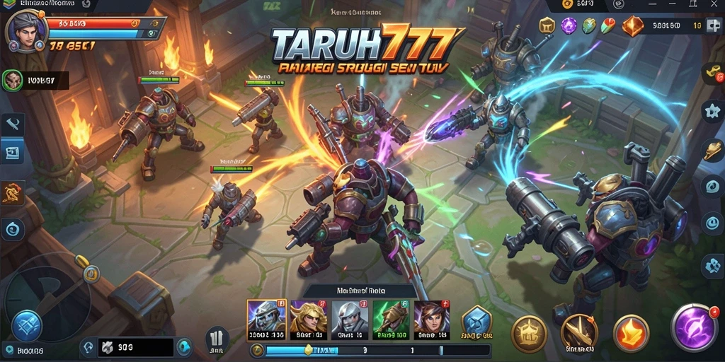 Tampilan menarik dari gameplay strategis TARUH777 penuh aksi.