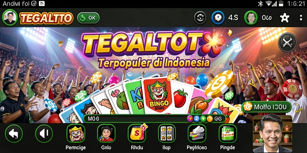Tampilan gameplay seru dalam TEGALTOTO dengan suasana Bingo yang nyata.