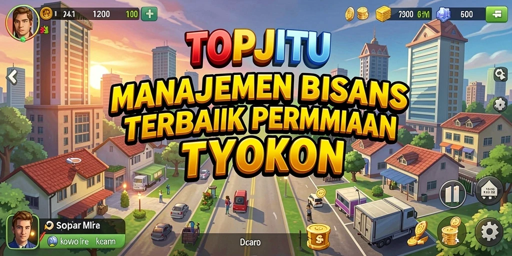 Tampilan gameplay seru dalam game Tycoon TOPJITU.