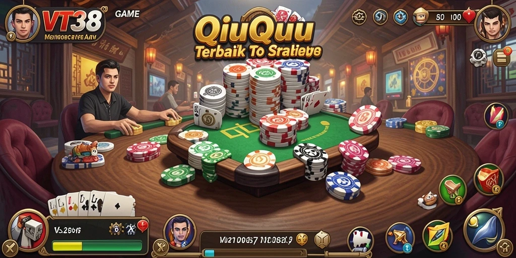 Tampilan gameplay QiuQiu yang menantang dan menarik di VT38.