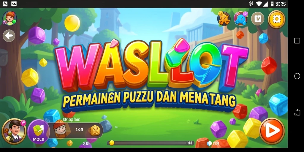 Screenshot WASLOT menampilkan gameplay Puzzle yang seru dan mendebarkan.